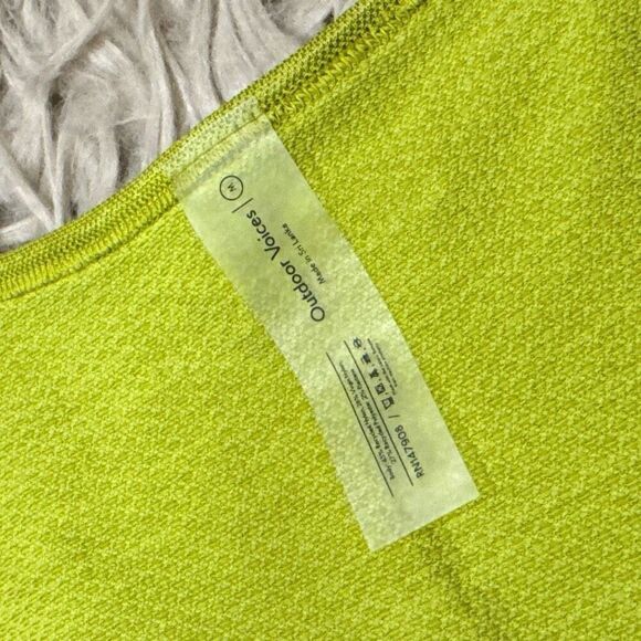 Outdoor Voices Mens Seamless Tank Green Apple Medium - Picture 3 of 5